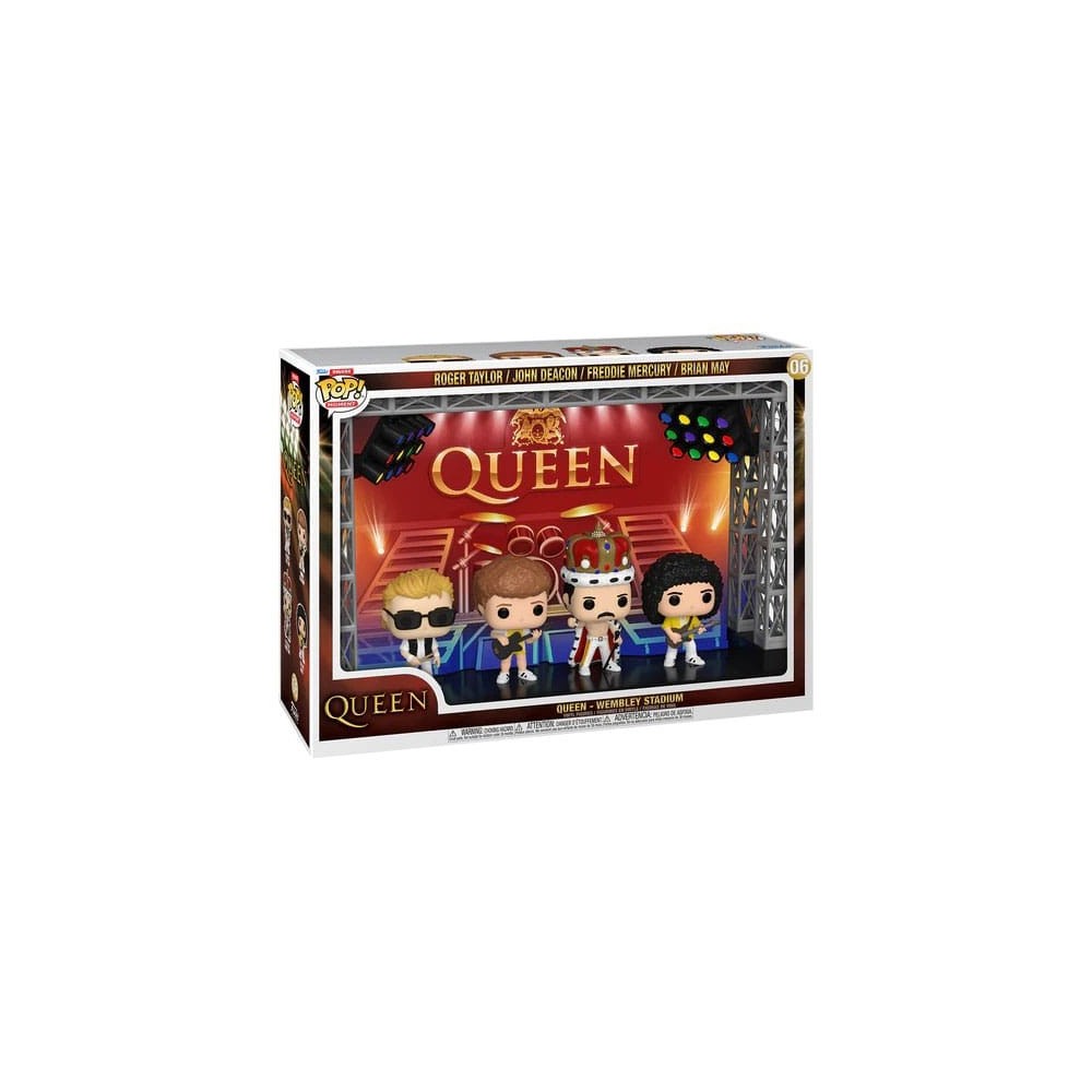 FUNKO FUNKO POP! QUEEN WEMBLEY STADIUM 4-PACK BOBBLE HEAD FIGURE