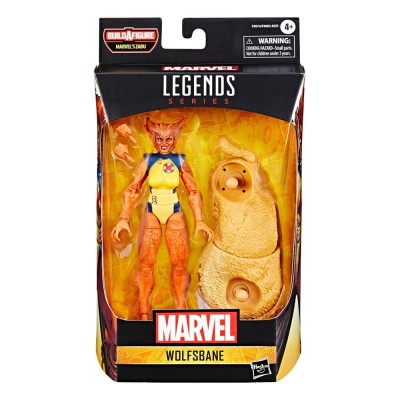 MARVEL LEGENDS WOLFSBANE BAF ZABU ACTION FIGURE HASBRO