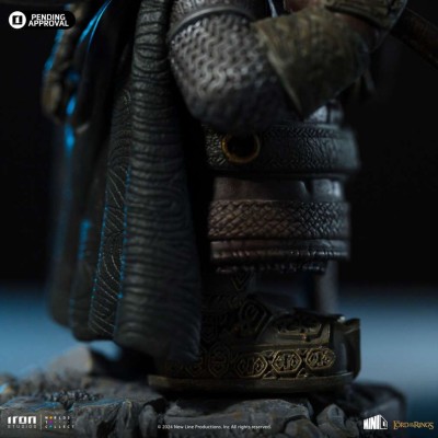 IL SIGNORE DEGLI ANELLI GIMLI MINICO FIGURE STATUA IRON STUDIOS