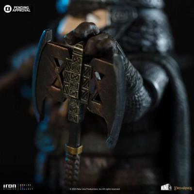 IL SIGNORE DEGLI ANELLI GIMLI MINICO FIGURE STATUA IRON STUDIOS