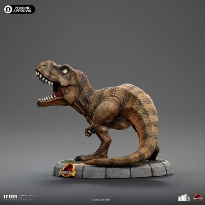 JURASSIC PARK T-REX REGULAR MINICO FIGURE STATUA IRON STUDIOS