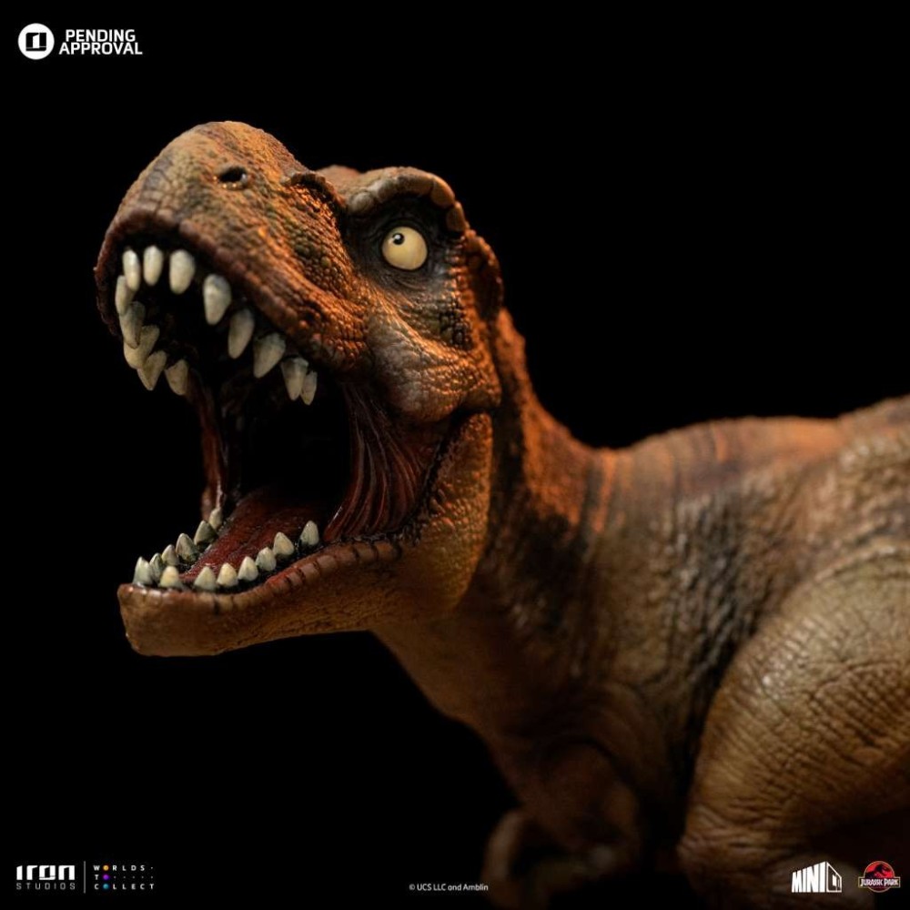JURASSIC PARK T-REX REGULAR MINICO FIGURE STATUA IRON STUDIOS