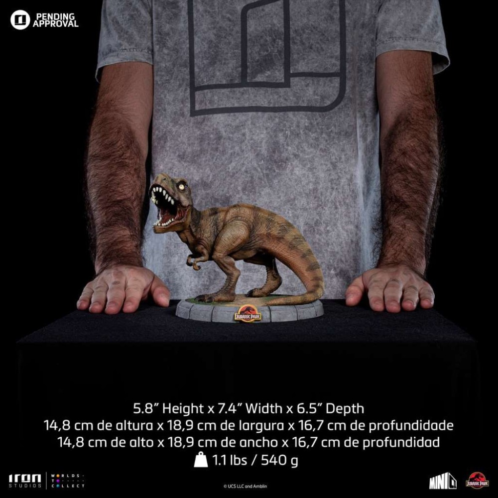 IRON STUDIOS JURASSIC PARK T-REX MINICO REGULAR FIGURE STATUE