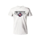 MAGLIA T SHIRT FOO FIGHTERS LOGO BIANCA
