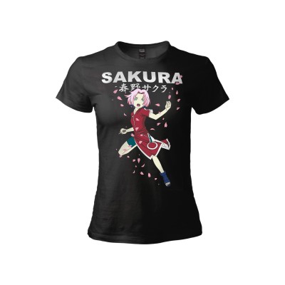 MAGLIA T SHIRT SAKURA NERA