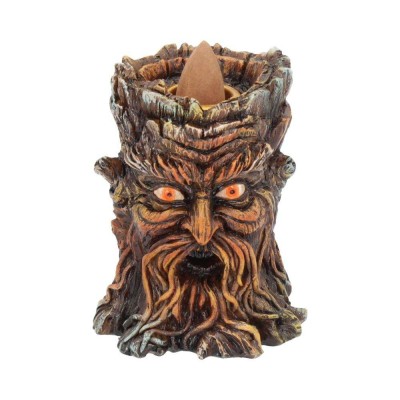 NEMESIS NOW GREEN MAN TREE SPIRIT AGED OAK BACKFLOW INCENSE HOLDER TOWER FIGURE