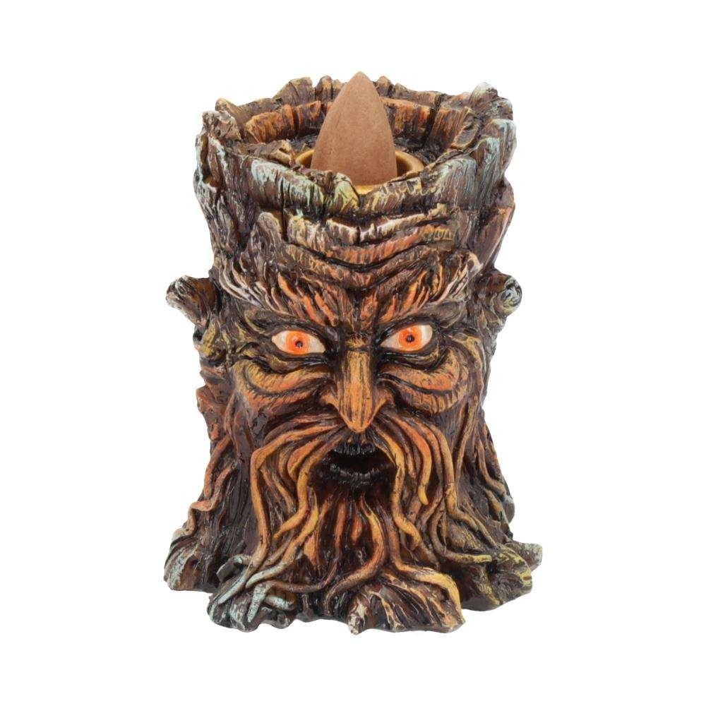GREEN MAN TREE SPIRIT AGED OAK BACKFLOW BRUCIAINCENSO INCENSE HOLDER NEMESIS NOW