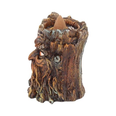 NEMESIS NOW GREEN MAN TREE SPIRIT AGED OAK BACKFLOW INCENSE HOLDER TOWER FIGURE