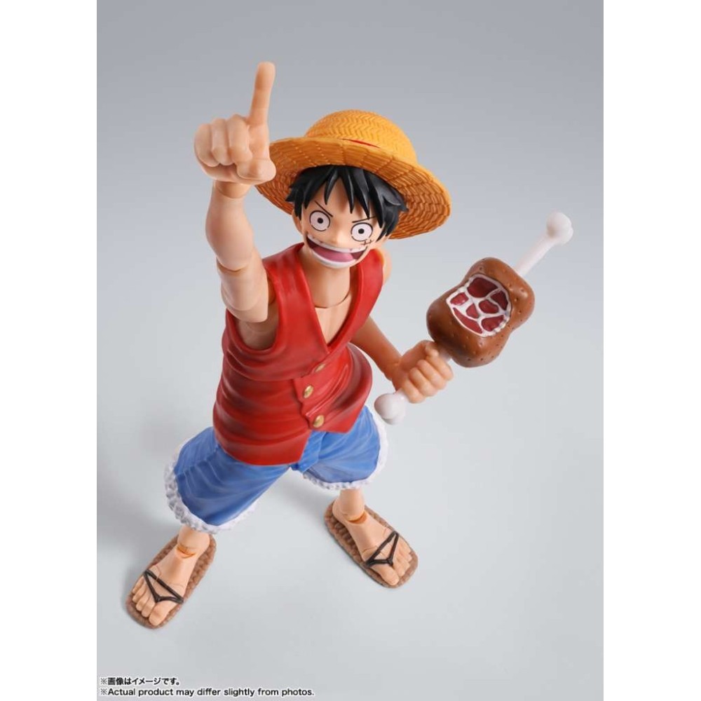 BANDAI ONE PIECE ROMANCE DAWN MONKEY D. LUFFY S.H. FIGUARTS ACTION FIGURE