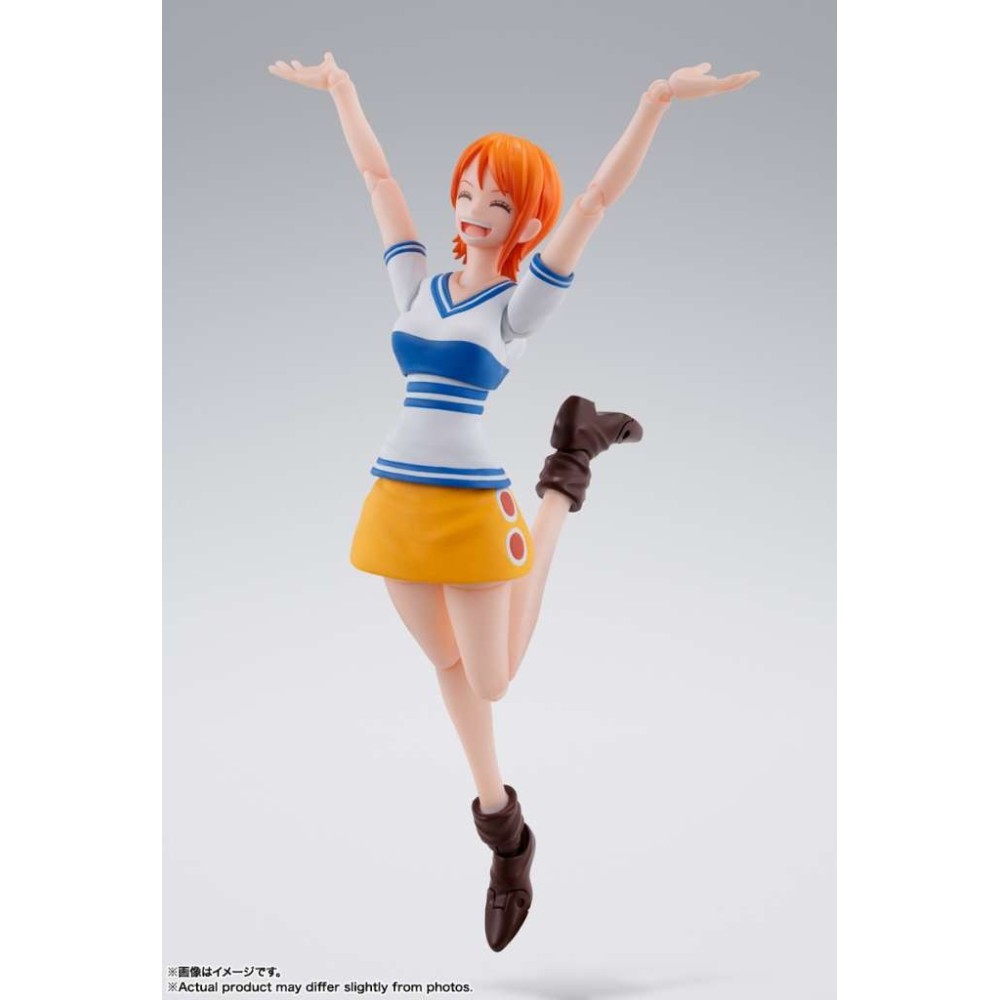 BANDAI ONE PIECE ROMANCE DAWN NAMI S.H. FIGUARTS ACTION FIGURE