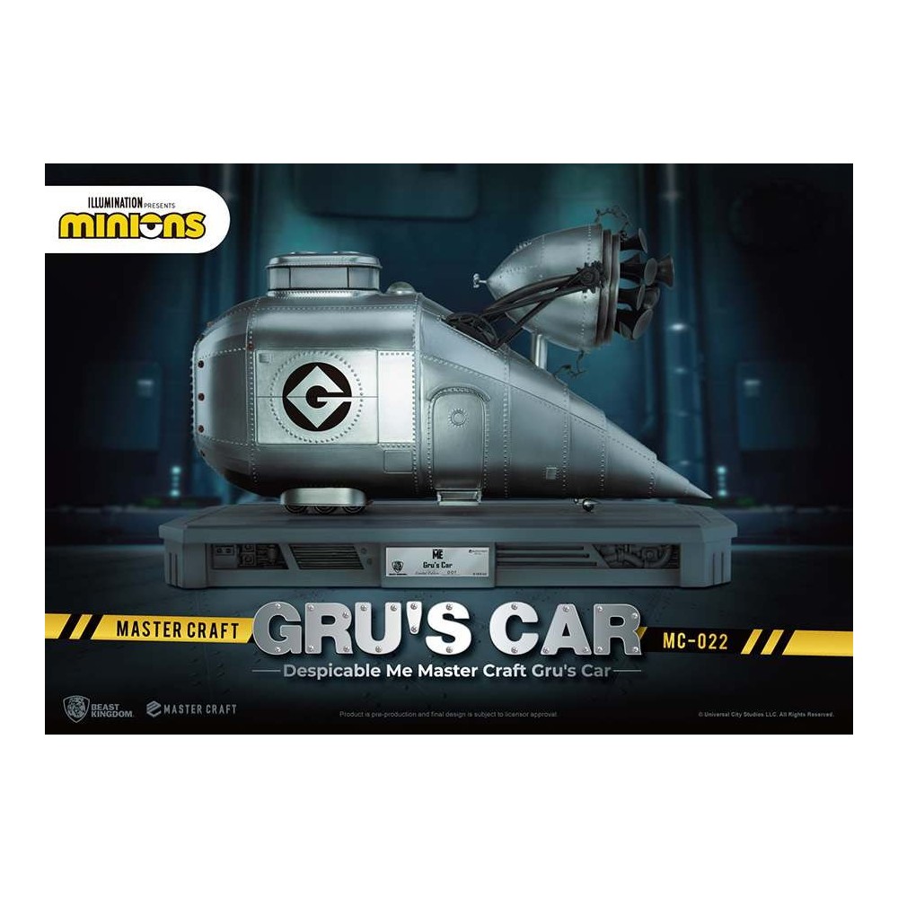 BEAST KINGDOM DESPICABLE ME MINIONS GRU'S CAR MASTER CRAFT STATUE FIGURE