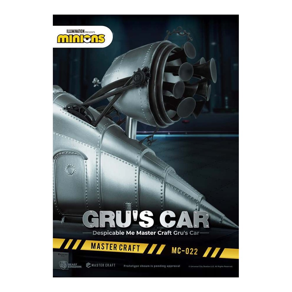 CATTIVISSIMO ME MINIONS GRU'S CAR MASTER CRAFT STATUA FIGURE BEAST KINGDOM