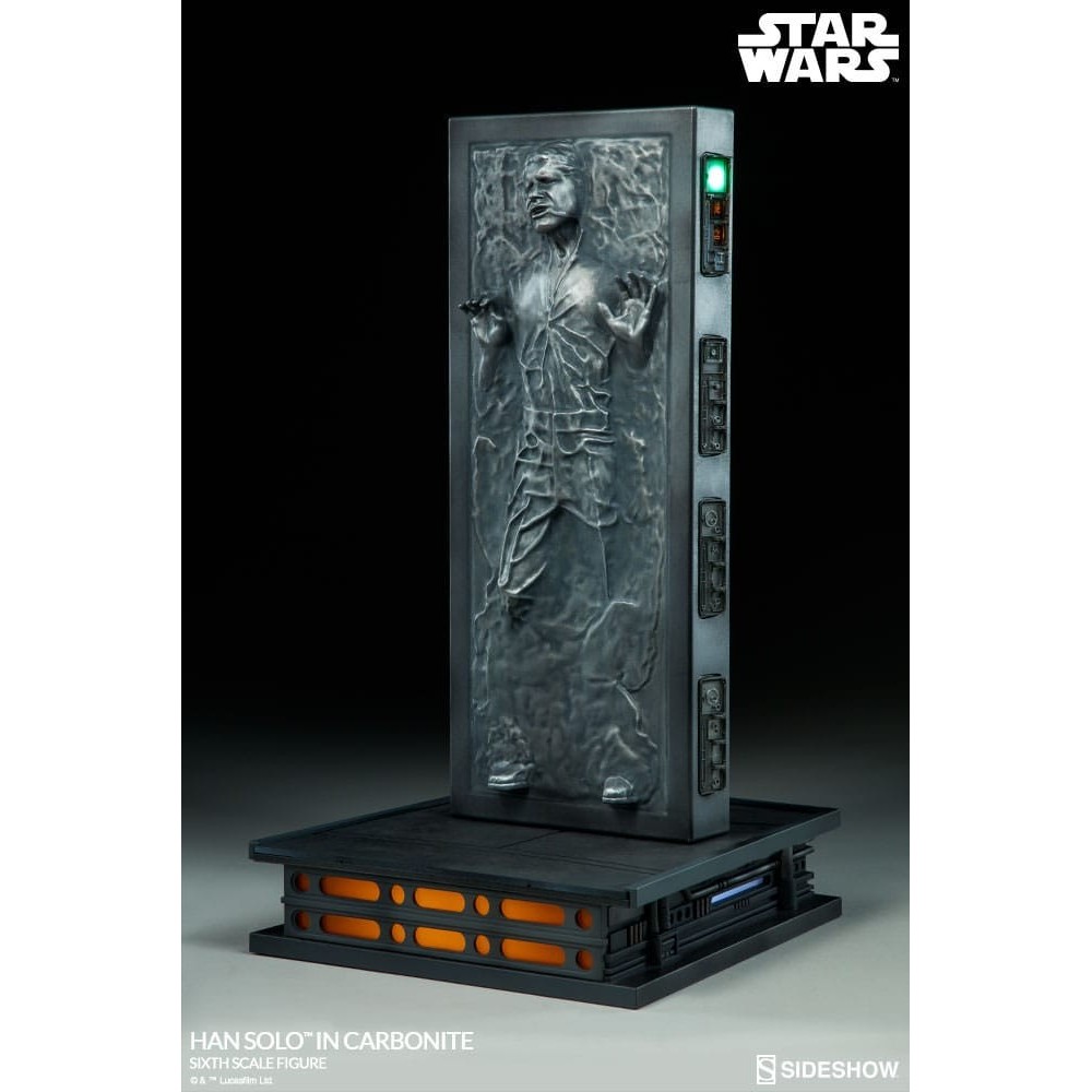SIDESHOW STAR WARS HAN SOLO IN CARBONITE RESIN STATUE FIGURE