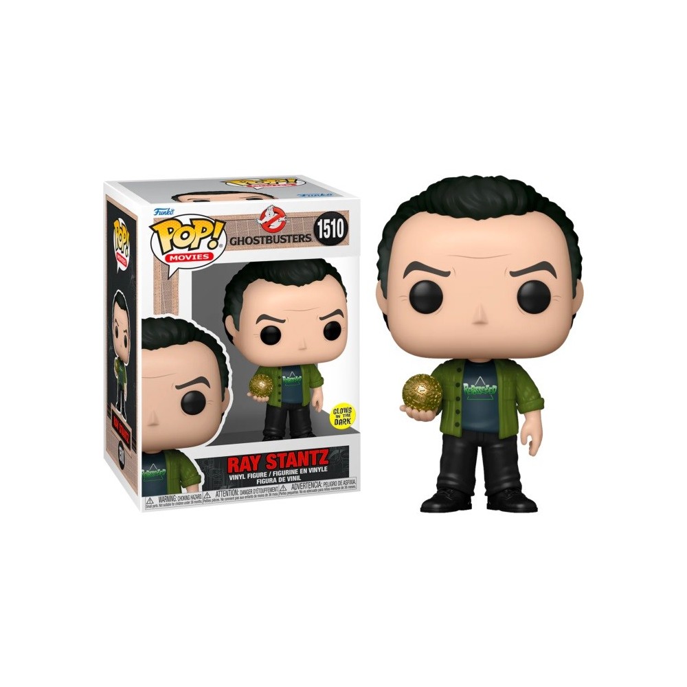 FUNKO POP! GHOSTBUSTERS RAY STANZ GLOW IN THE DARK BOBBLE HEAD FIGURE FUNKO