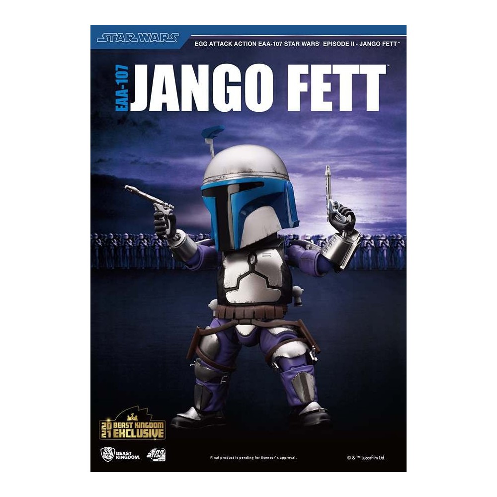 STAR WARS JANGO FETT EGG ATTACK ACTION FIGURE BEAST KINGDOM
