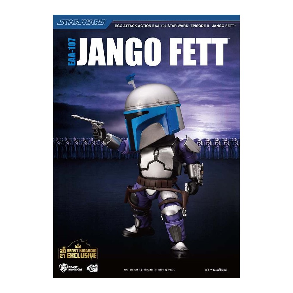 STAR WARS JANGO FETT EGG ATTACK ACTION FIGURE BEAST KINGDOM