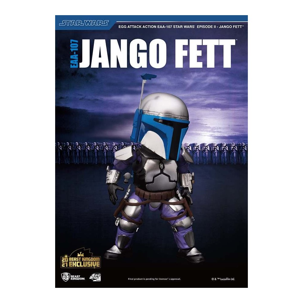 BEAST KINGDOM STAR WARS JANGO FETT EGG ATTACK EAA-107 ACTION FIGURE