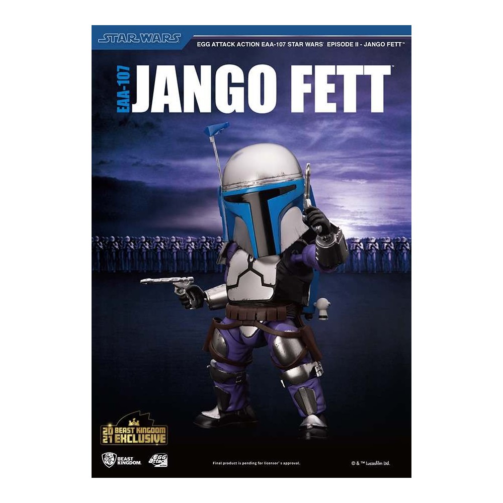 STAR WARS JANGO FETT EGG ATTACK ACTION FIGURE BEAST KINGDOM