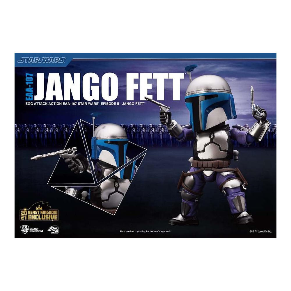 STAR WARS JANGO FETT EGG ATTACK ACTION FIGURE BEAST KINGDOM