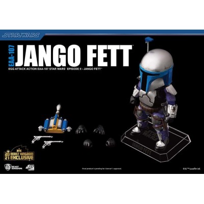 BEAST KINGDOM STAR WARS JANGO FETT EGG ATTACK EAA-107 ACTION FIGURE