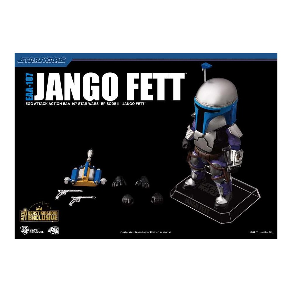 STAR WARS JANGO FETT EGG ATTACK ACTION FIGURE BEAST KINGDOM