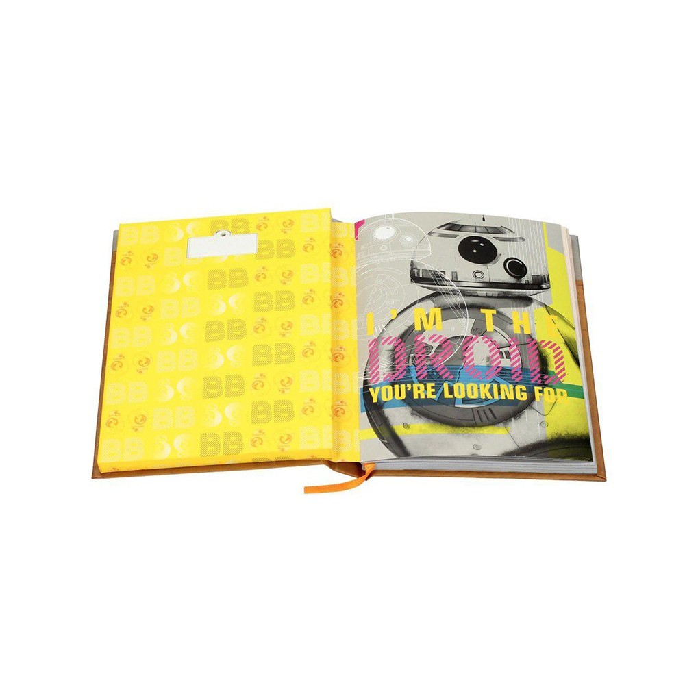 SD TOYS STAR WARS BB-8 LIGHT N SOUND NOTEBOOK - TACCUINO SUONI E LUCI 19X21CM