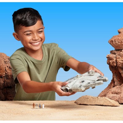 JAZWARES STAR WARS MICRO GALAXY SQUADRON MILLENNIUM FALCON FIGURE SET