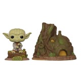 FUNKO POP! STAR WARS DAGOBAH YODA WITH HUT BOBBLE HEAD KNOCKER FIGURE FUNKO