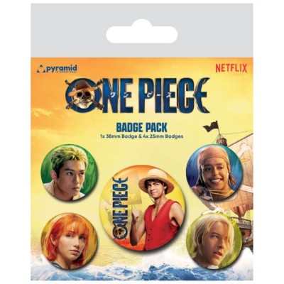 ONE PIECE NETFLIX SPILLE CREW 5X SET PYRAMID INTERNATIONAL
