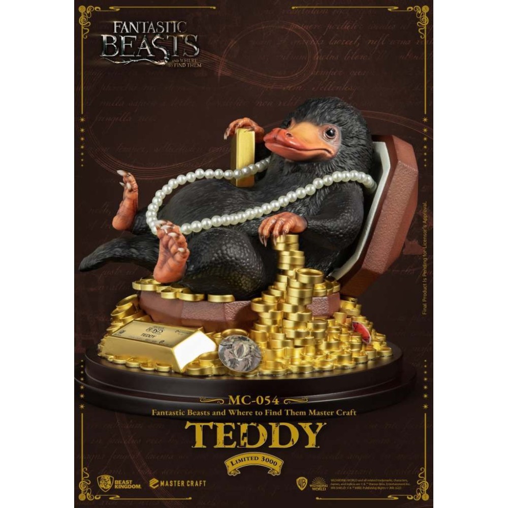 BEAST KINGDOM HARRY POTTER FANTASTIC BEASTS TEDDY FIGURE MASTER CRAFT STATUE