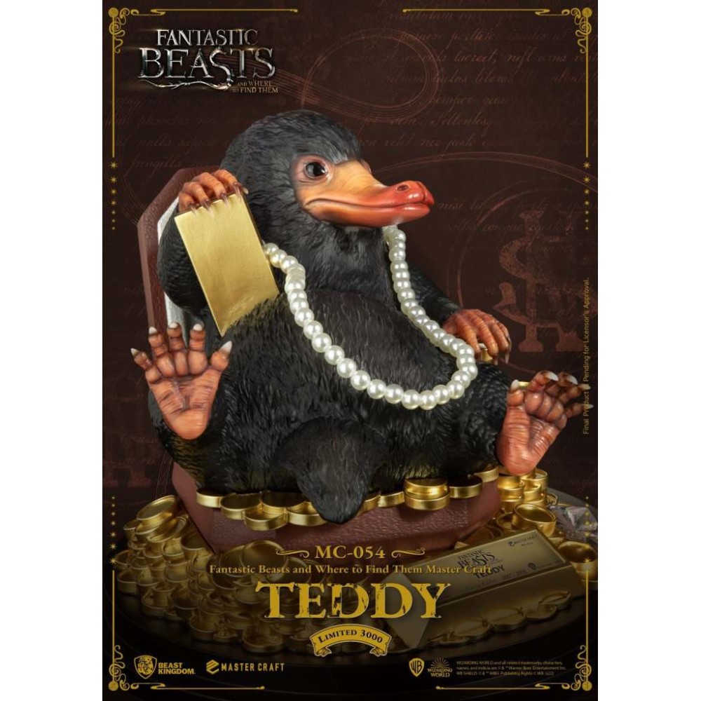HARRY POTTER FANTASTIC BEASTS TEDDY MASTER CRAFT STATUA FIGURE BEAST KINGDOM
