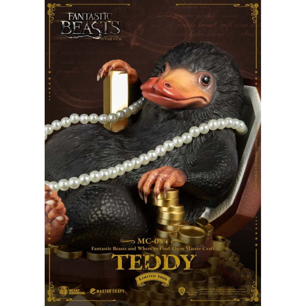 HARRY POTTER FANTASTIC BEASTS TEDDY MASTER CRAFT STATUA FIGURE BEAST KINGDOM