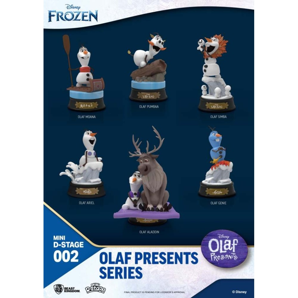 BEAST KINGDOM FROZEN MINI D-STAGE OLAF PRESENTS BOX SET