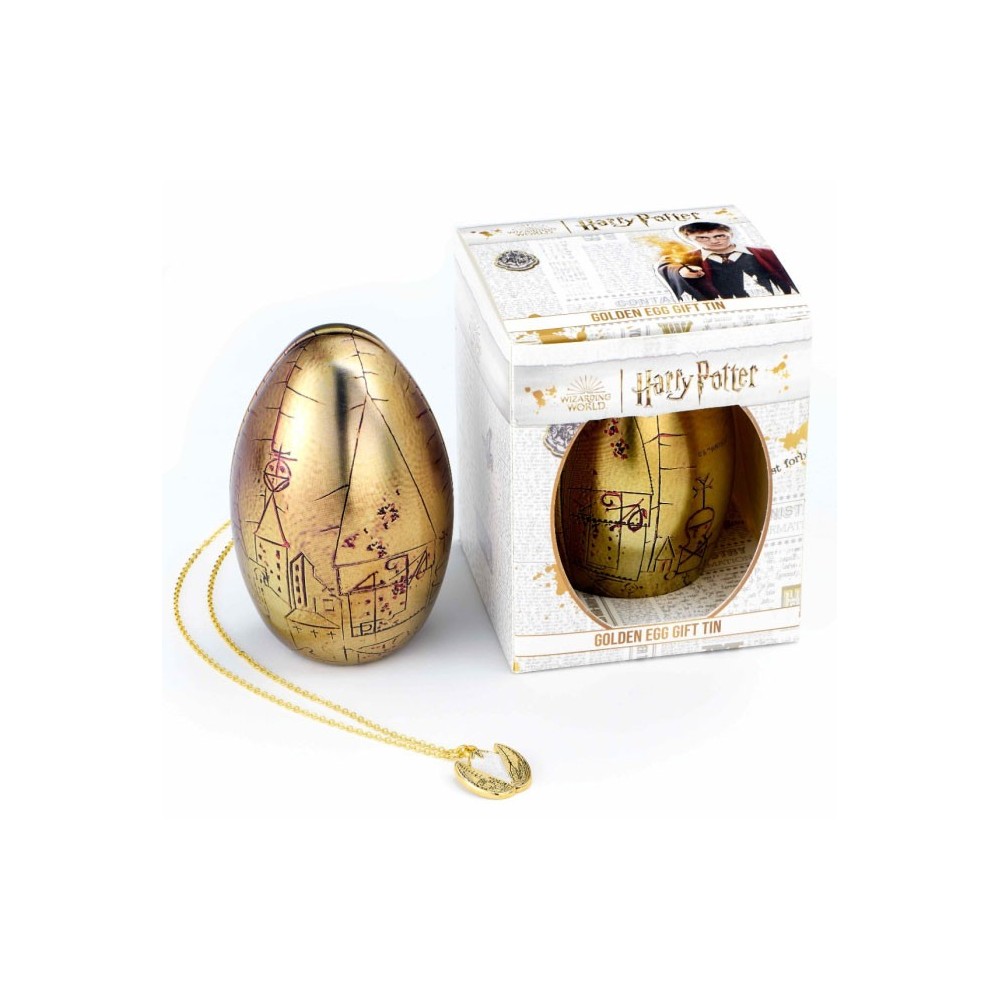 CARAT HARRY POTTER GOLDEN EGG GIFT TIN NECKLACE
