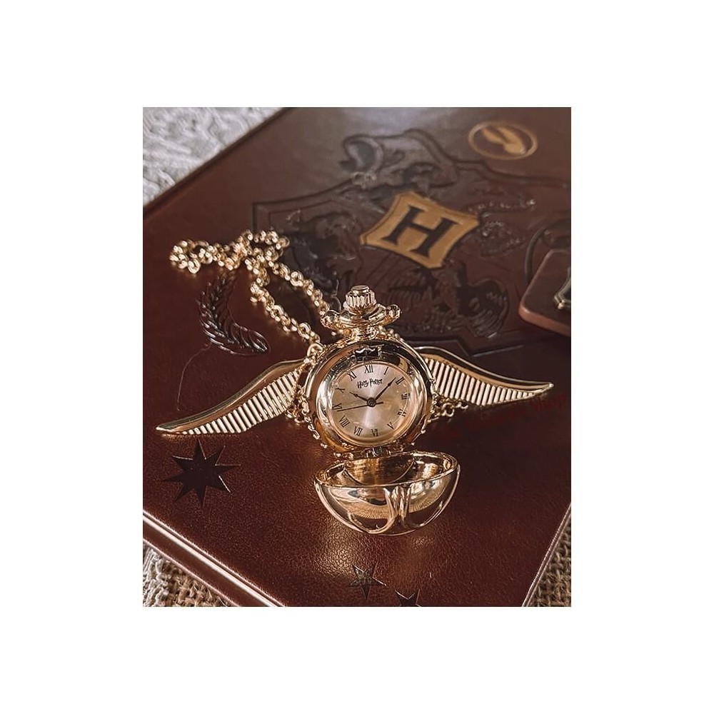 CARAT HARRY POTTER GOLDEN SNITCH WATCH NECKLACE