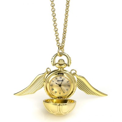 CARAT HARRY POTTER GOLDEN SNITCH WATCH NECKLACE