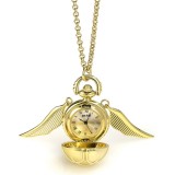 CARAT HARRY POTTER GOLDEN SNITCH WATCH NECKLACE