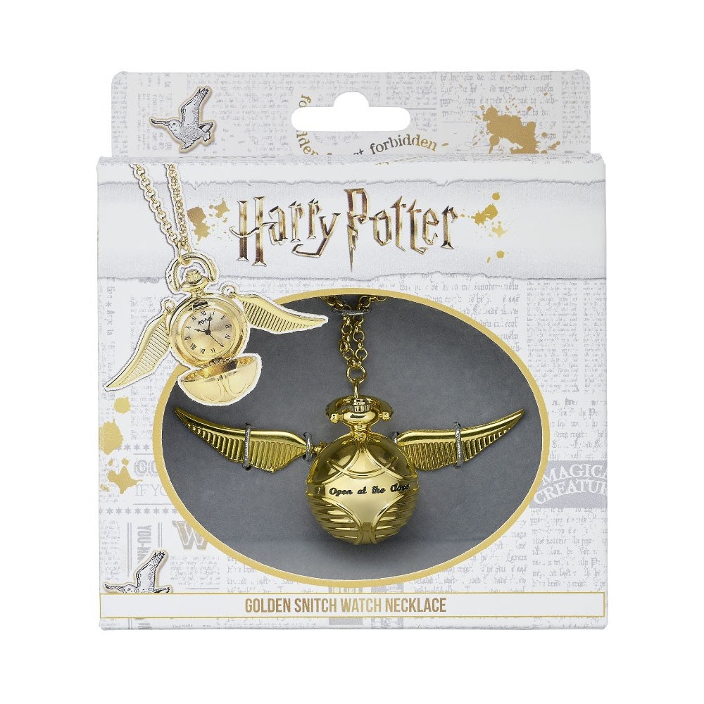 HARRY POTTER BOCCINO D'ORO COLLANA OROLOGIO CARAT