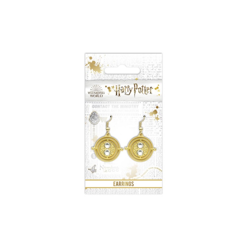 CARAT HARRY POTTER TIME TURNER EARRINGS
