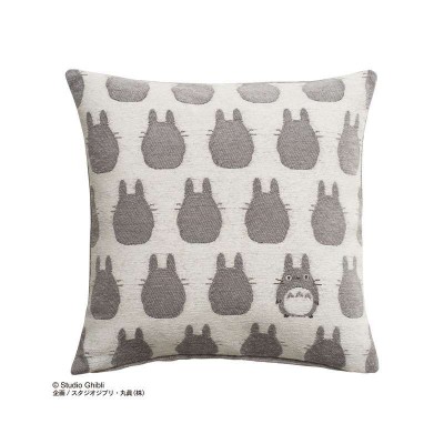 STUDIO GHIBLI MY NEIGHBOR TOTORO SILHOUETTE GREY NAP CUSHION