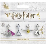 CARAT HARRY POTTER SILVER PLATED SLIDER CHARM SET