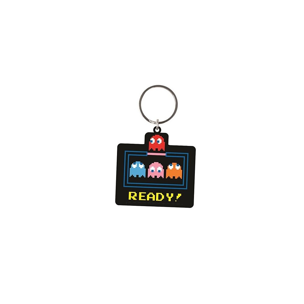 PYRAMID INTERNATIONAL PAC-MAN RUBBER KEYCHAIN