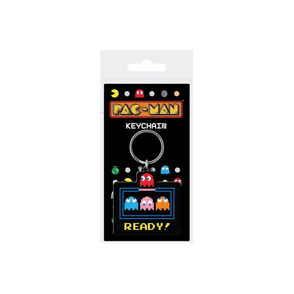 PYRAMID INTERNATIONAL PAC-MAN RUBBER KEYCHAIN