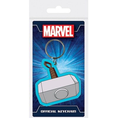 PYRAMID INTERNATIONAL MARVEL THOR MJOLNIR RUBBER KEYCHAIN
