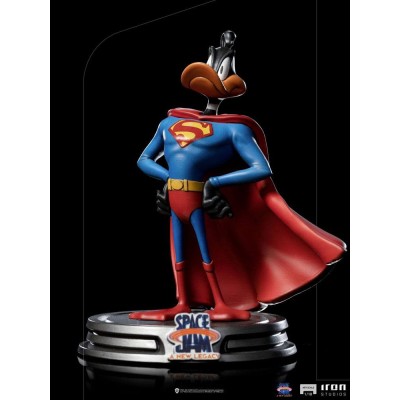 SPACE JAM DAFFY DUCK SUPERMAN ART SCALE 1/10 STATUA FIGURE IRON STUDIOS