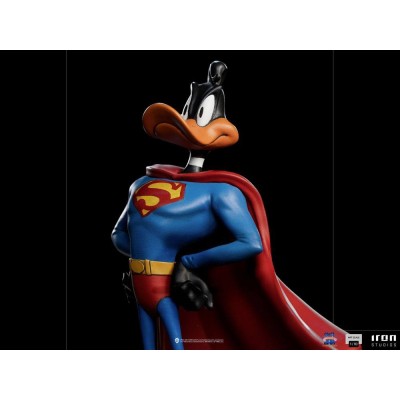 SPACE JAM DAFFY DUCK SUPERMAN ART SCALE 1/10 STATUA FIGURE IRON STUDIOS