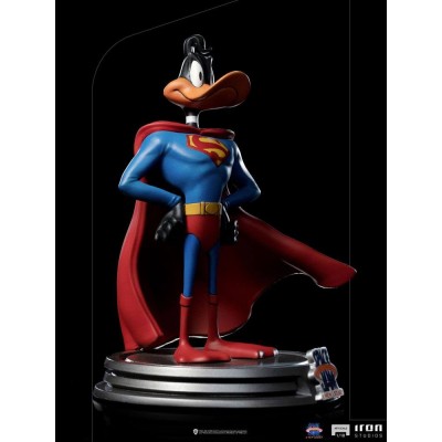 IRON STUDIOS SPACE JAM DAFFY DUCK SUPERMAN ART SCALE 1/10 STATUE FIGURE