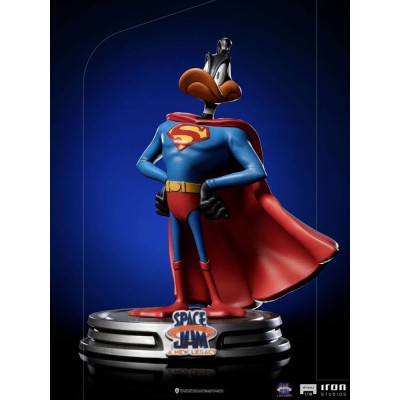IRON STUDIOS SPACE JAM DAFFY DUCK SUPERMAN ART SCALE 1/10 STATUE FIGURE