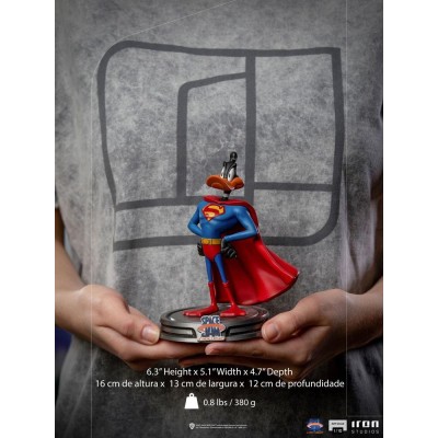 IRON STUDIOS SPACE JAM DAFFY DUCK SUPERMAN ART SCALE 1/10 STATUE FIGURE
