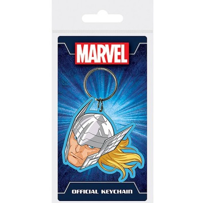 PYRAMID INTERNATIONAL MARVEL THOR HEAD RUBBER KEYCHAIN
